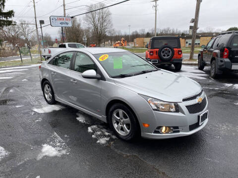 2012 Chevrolet Cruze for sale at JERRY SIMON AUTO SALES in Cambridge NY