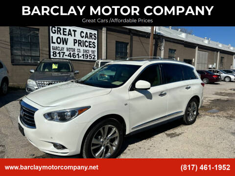 2015 Infiniti QX60 for sale at BARCLAY MOTOR COMPANY in Arlington TX