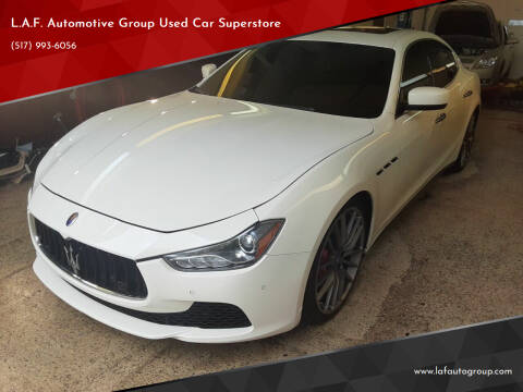 2014 Maserati Ghibli for sale at L.A.F. Automotive Group Used Car Superstore in Lansing MI