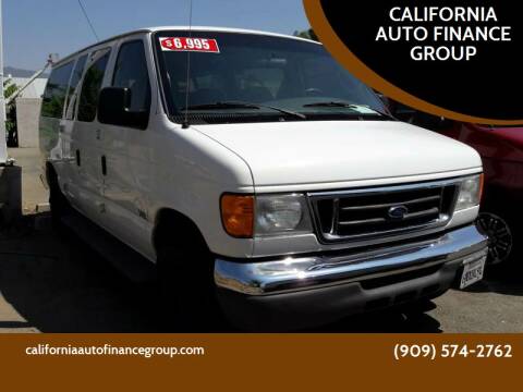2007 Ford E-Series Wagon for sale at CALIFORNIA AUTO FINANCE GROUP in Fontana CA