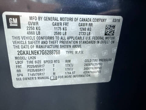 2016 GMC Terrain SLE-2