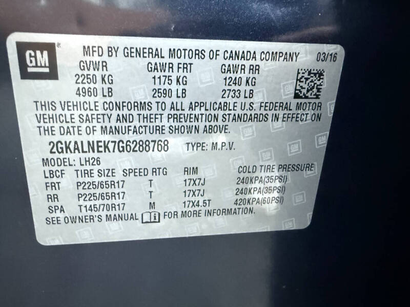 2016 GMC Terrain SLE-2