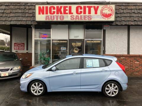 2013 Hyundai Accent for sale at NICKEL CITY AUTO SALES in Lockport NY