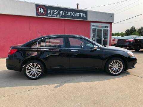 2012 Chrysler 200 for sale at Hirschy Automotive in Fort Wayne IN