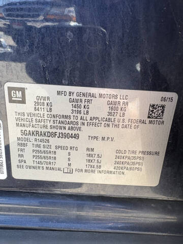 2015 Buick Enclave Convenience