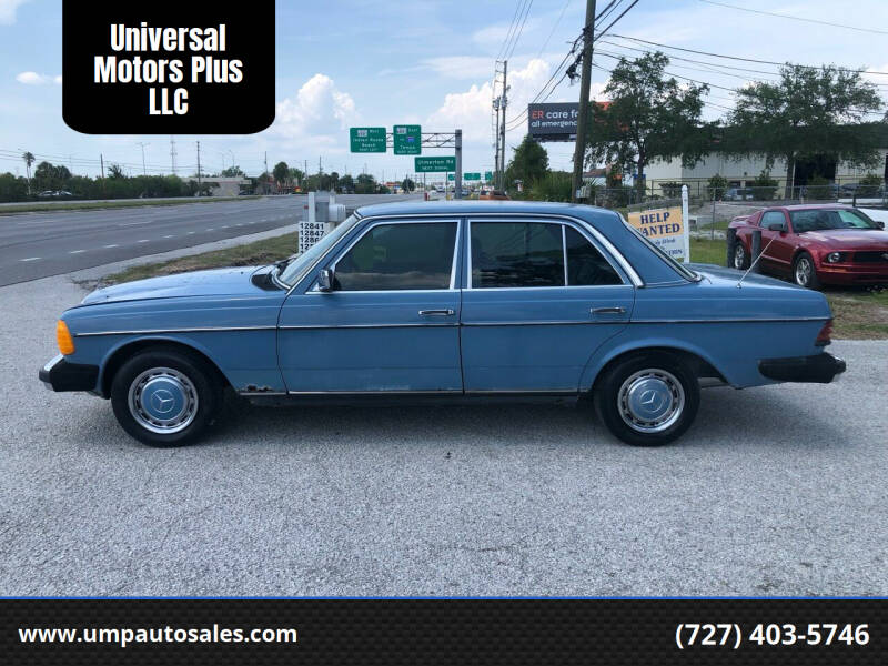 1980 Mercedes-Benz 240-Class for sale at Universal Motors Plus LLC in Largo FL