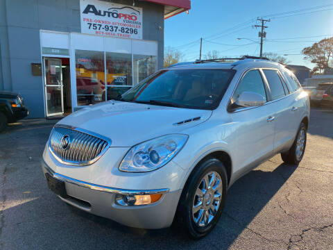 2012 Buick Enclave for sale at AutoPro Virginia LLC in Virginia Beach VA