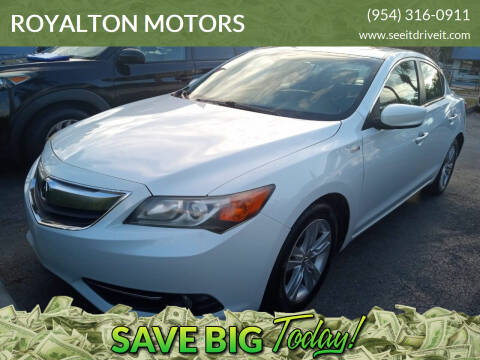 2013 Acura ILX for sale at ROYALTON MOTORS in Plantation FL