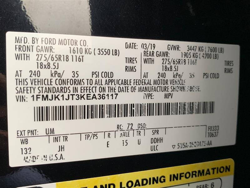 2019 Ford Expedition MAX XLT