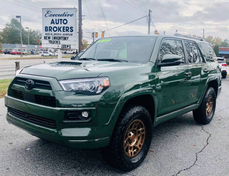 2022 Toyota 4Runner for sale at Executive Auto Brokers in Anderson SC