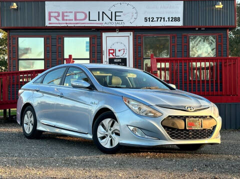 2014 Hyundai Sonata Hybrid for sale at REDLINE AUTO SALES LLC in Cedar Creek TX
