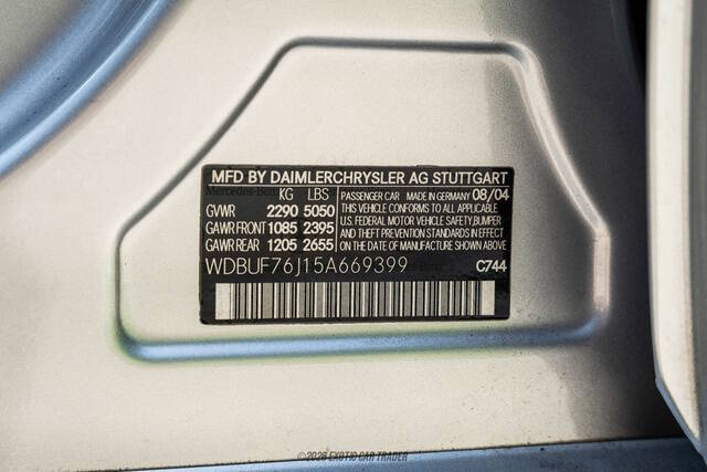 2005 Mercedes-Benz E-Class E 55 AMG