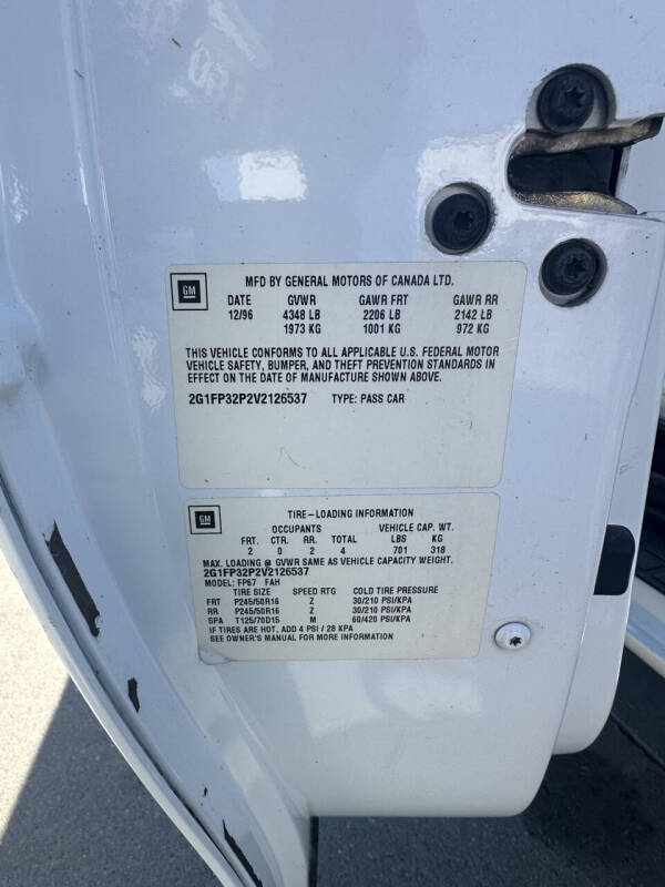 1997 Chevrolet Camaro Z28