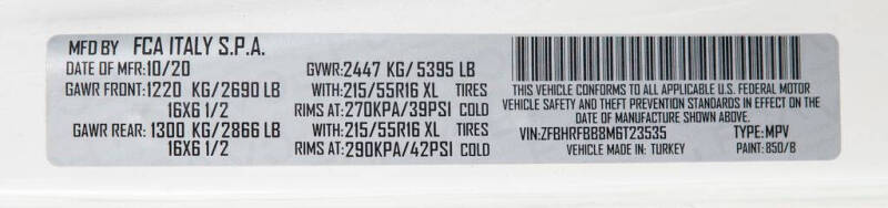2021 RAM ProMaster City Tradesman SLT