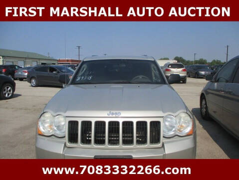 2008 Jeep Grand Cherokee for sale at First Marshall Auto Auction in Harvey IL