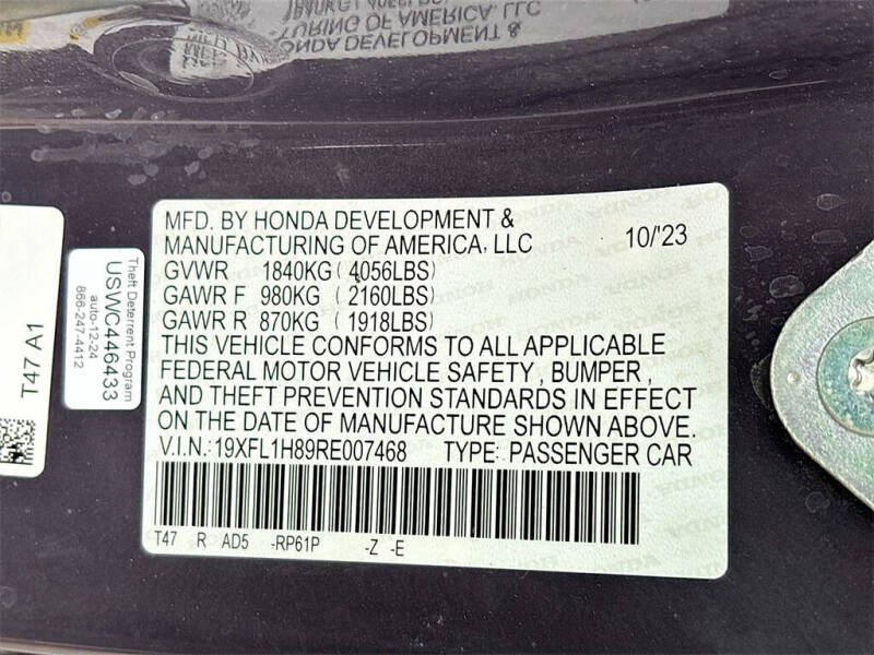 2024 Honda Civic Sport Touring