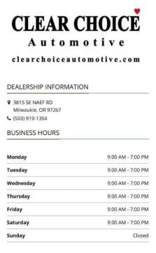 2003 Jeep Liberty for sale at CLEAR CHOICE AUTOMOTIVE in Milwaukie OR