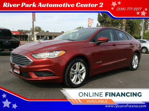 2018 Ford Fusion Hybrid for sale at River Park Automotive Center 2 in Fresno CA