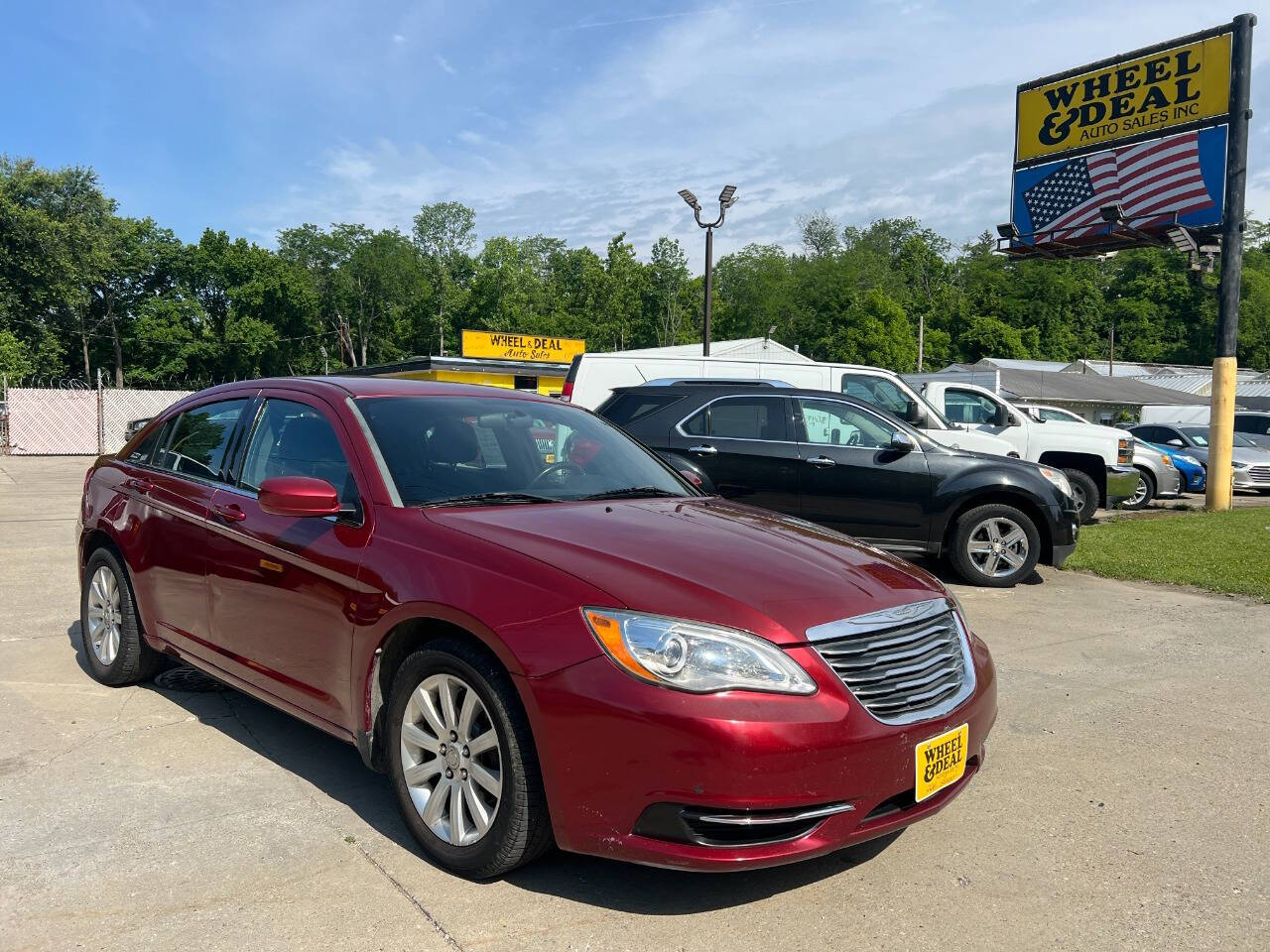 Red 2013 Chrysler 200 Touring Touring 4dr Sedan 2