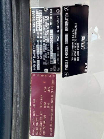 1983 Mercedes-Benz 380-Class 380 SL