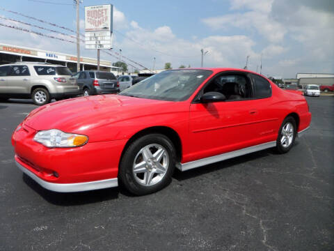 2001 Chevrolet Monte Carlo for sale at Budget Corner in Fort Wayne IN