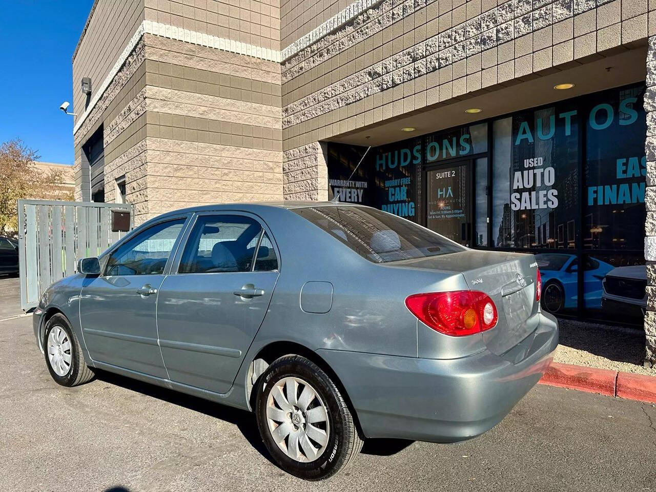 2003 Toyota Corolla for sale at HUDSONS AUTOS in Gilbert, AZ