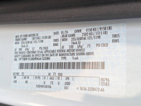 2024 Ford Transit 250