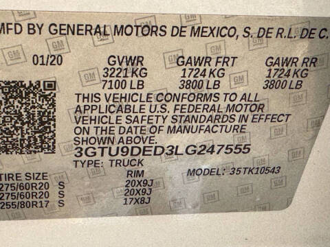 2020 GMC Sierra 1500