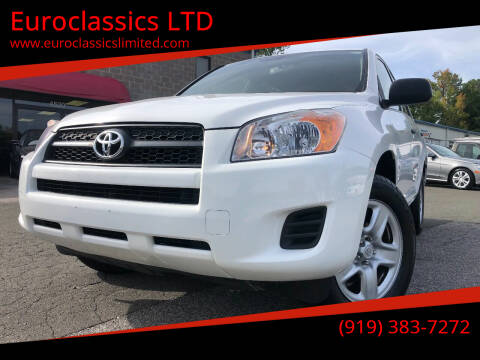 2010 Toyota RAV4 for sale at Euroclassics LTD in Durham NC