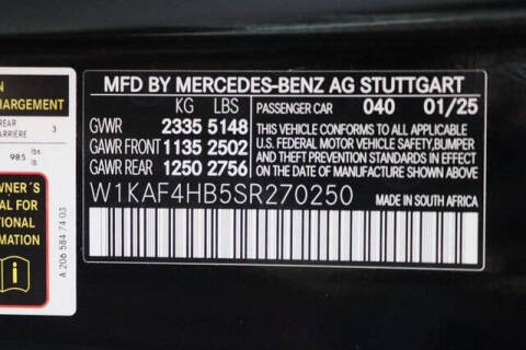 2025 Mercedes-Benz C-Class C 300 4MATIC