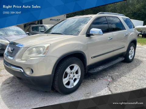 2010 GMC Acadia for sale at Right Price Auto Sales in Waldo FL