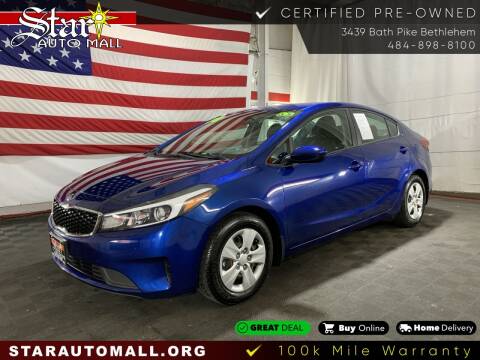 2018 Kia Forte for sale at STAR AUTO MALL 512 in Bethlehem PA