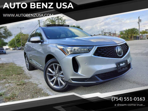 2023 Acura RDX for sale at AUTO BENZ USA in Fort Lauderdale FL