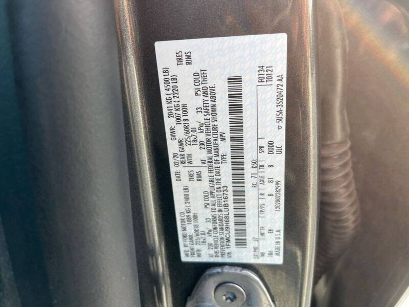 2020 Ford Escape SEL