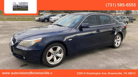 2007 BMW 5 Series for sale at Auto Vision Inc. in Brownsville TN