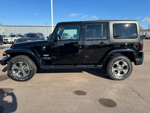 2018 Jeep Wrangler JK Unlimited for sale at Jensen's Dealerships in Sioux City IA