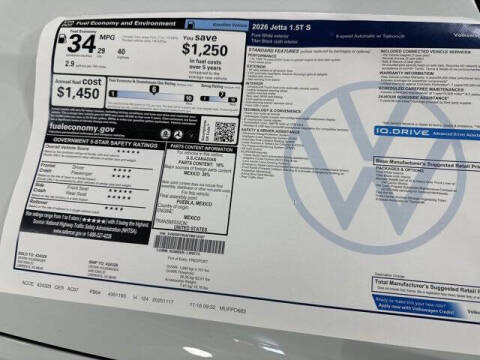 2026 Volkswagen Jetta S