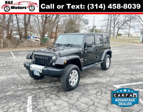 2014 Jeep Wrangler Unlimited for sale at E & S MOTORS in Imperial MO