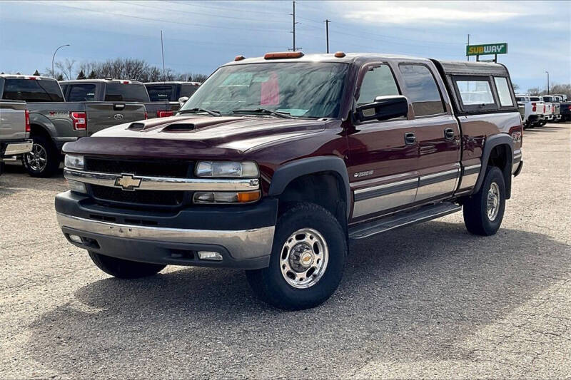 Used 2002 Chevrolet Silverado 2500HD LS with VIN 1GCHK23U52F121906 for sale in Montevideo, Minnesota