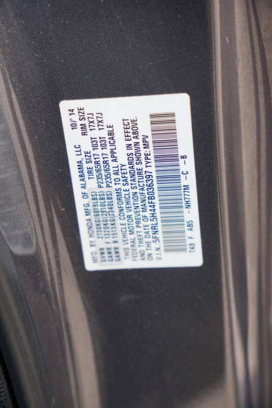 2015 Honda Odyssey EX