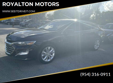 2019 Chevrolet Malibu for sale at ROYALTON MOTORS in Plantation FL