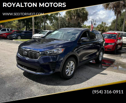 2020 Kia Sorento for sale at ROYALTON MOTORS in Plantation FL