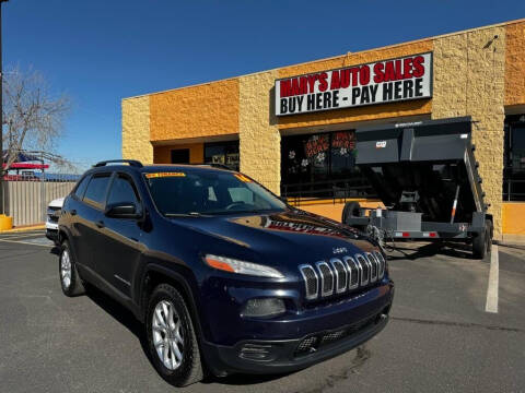2016 Jeep Cherokee for sale at Marys Auto Sales in Phoenix AZ