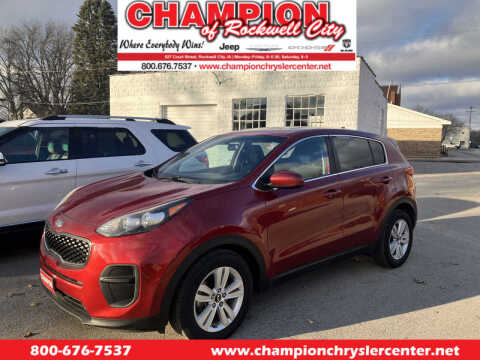 2018 Kia Sportage for sale at CHAMPION CHRYSLER CENTER in Rockwell City IA