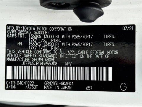 2021 Toyota 4Runner TRD Off-Road