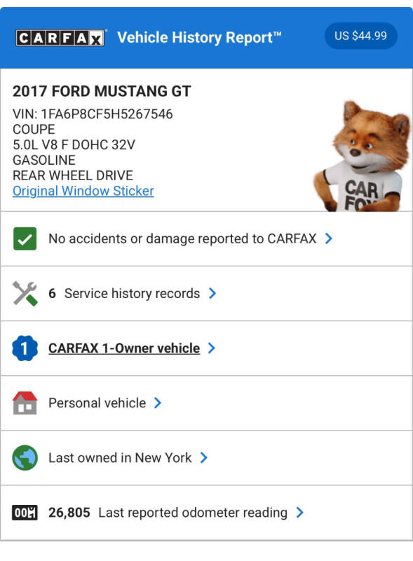 2017 Ford Mustang GT