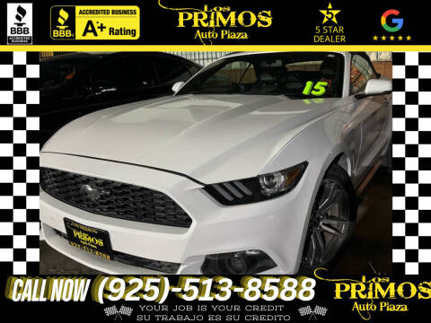 2015 Ford Mustang for sale at Los Primos Auto Plaza in Brentwood CA