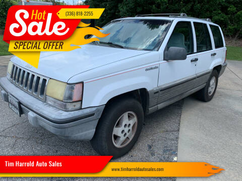 1993 Jeep Grand Cherokee for sale at Tim Harrold Auto Sales in Wilkesboro NC