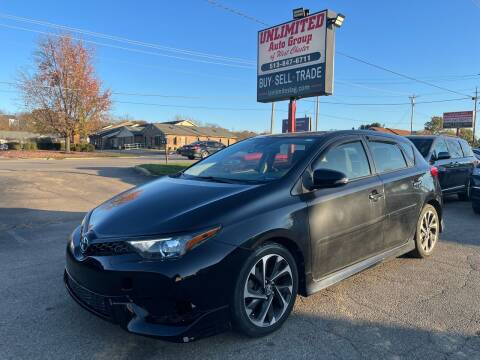 2017 Toyota Corolla iM for sale at Unlimited Auto Group in West Chester OH