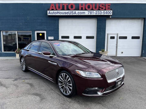 2017 Lincoln Continental for sale at Auto House USA in Saugus MA